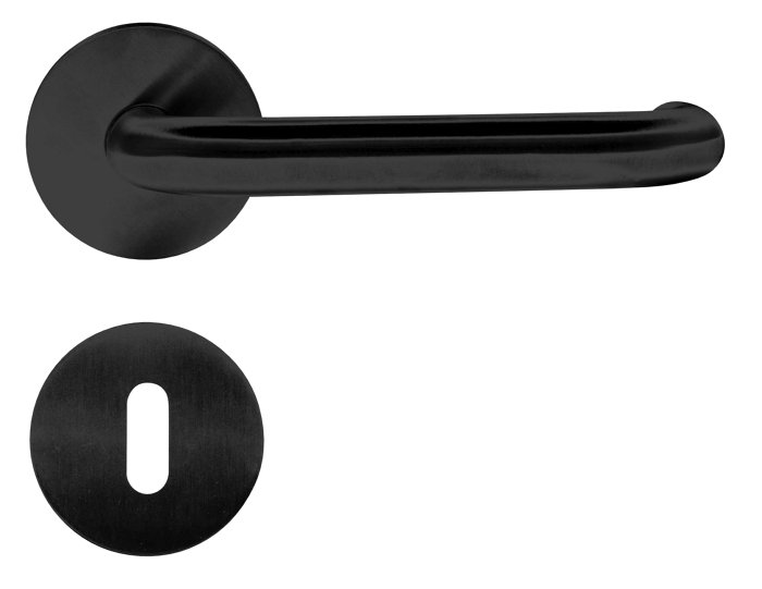 Dørhåndtak U-grep Ø16 mm matt svart